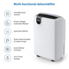 Load image into Gallery viewer, 32.7 Pints Home Dehumidifier for Space up to 1,750 Sq. Ft