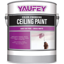 Load image into Gallery viewer, Yaufey Color-Changing Ceiling Paint, 1 Count (Pack of 1), White
