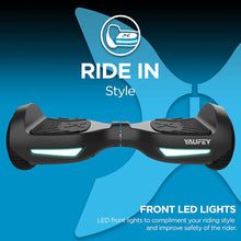 Load image into Gallery viewer, Yaufey Electric Scooter | 7MPH Top Speed, 3 Mile Range, Long Lasting Lithium-Ion Battery, 6HR Full-Charge, Path Illuminating LED Lights, Black